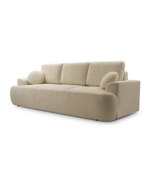 Sofa dwuosobowa VELO wolnostojący z funkcją spania w tkaninie Coral 50