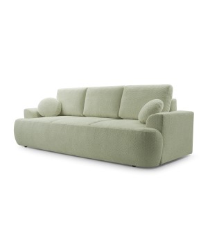 Sofa dwuosobowa VELO wolnostojący z funkcją spania w tkaninie Coral 55