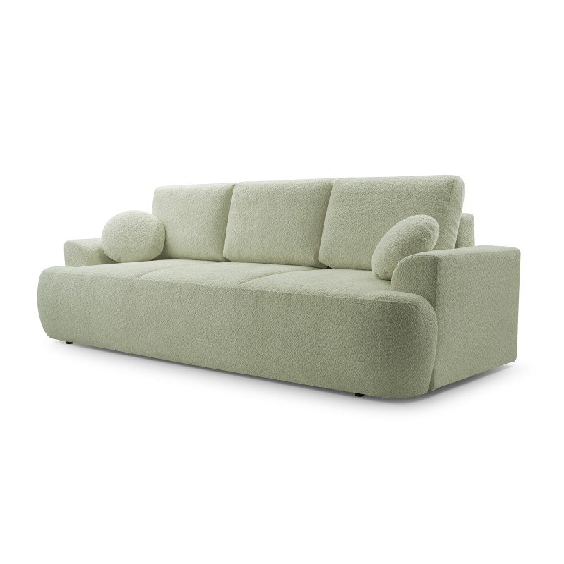 Sofa dwuosobowa VELO wolnostojący z funkcją spania w tkaninie Coral 55