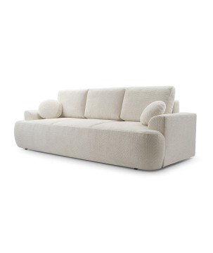 Sofa dwuosobowa VELO wolnostojący z funkcją spania w tkaninie Coral 65