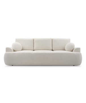 Sofa dwuosobowa VELO wolnostojący z funkcją spania w tkaninie Coral 65
