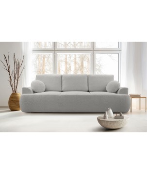 Sofa dwuosobowa VELO wolnostojący z funkcją spania w tkaninie Coral 75