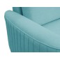 Narożnik LAREN nowoczesna sofa z funkcją spania, pojemnik na pościel, plastikowe nogi, lewa strona, TURKUSOWY, 251x251x85 cm