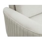 Narożnik LAREN nowoczesna sofa z funkcją spania, pojemnik na pościel, plastikowe nogi, lewa strona, JASNY ASHLEY, 251x251x85 cm