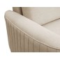 Narożnik LAREN nowoczesna sofa z funkcją spania, pojemnik na pościel, plastikowe nogi, prawa strona, BEŻOWY, 251x251x85 cm