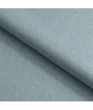 Narożnik AVRA, funkcja spania, pojemnik, prawa strona, 251x165x85 cm, kolor: JASNONIEBIESKI
