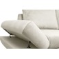 Narożnik LOFT z funkcją spania, regulowane zagłówki i podłokietniki, lewy, 284x96–166x89–104 cm, kolor jesion