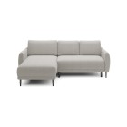 NAROŻNIK BONO Stylowa sofa z funkcją spania, Drewniane nóżki, Eleganckie podłokietniki, Głębokie siedzisko 226x164x88cm, Lewa st