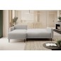 NAROŻNIK BONO Stylowa sofa z funkcją spania, Drewniane nóżki, Eleganckie podłokietniki, Głębokie siedzisko 226x164x88cm, Lewa st