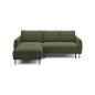 NAROŻNIK BONO Stylowa sofa z funkcją spania, Drewniane nóżki, Eleganckie podłokietniki, Głębokie siedzisko 226x164x88cm, lewa st