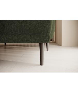NAROŻNIK BONO Stylowa sofa z funkcją spania, Drewniane nóżki, Eleganckie podłokietniki, Głębokie siedzisko 226x164x88cm, lewa st