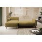 NAROŻNIK BONO Stylowa sofa z funkcją spania, Drewniane nóżki, Eleganckie podłokietniki, Głębokie siedzisko 226x164x88cm, Lewa st