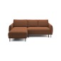 NAROŻNIK BONO Stylowa sofa z funkcją spania, Drewniane nóżki, Eleganckie podłokietniki, Głębokie siedzisko 226x164x88cm, Lewa st