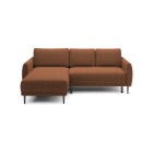 NAROŻNIK BONO Stylowa sofa z funkcją spania, Drewniane nóżki, Eleganckie podłokietniki, Głębokie siedzisko 226x164x88cm, Lewa st
