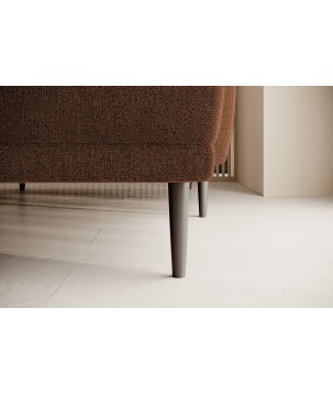 NAROŻNIK BONO Stylowa sofa z funkcją spania, Drewniane nóżki, Eleganckie podłokietniki, Głębokie siedzisko 226x164x88cm, Lewa st
