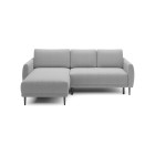 NAROŻNIK BONO Stylowa sofa z funkcją spania, Drewniane nóżki, Eleganckie podłokietniki, Głębokie siedzisko 226x164x88cm, Lewa st