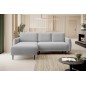 NAROŻNIK BONO Stylowa sofa z funkcją spania, Drewniane nóżki, Eleganckie podłokietniki, Głębokie siedzisko 226x164x88cm, Lewa st