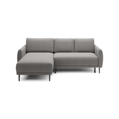 NAROŻNIK BONO Stylowa sofa z funkcją spania, Drewniane nóżki, Eleganckie podłokietniki, Głębokie siedzisko 226x164x88cm, Lewa st