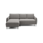 NAROŻNIK BONO Stylowa sofa z funkcją spania, Drewniane nóżki, Eleganckie podłokietniki, Głębokie siedzisko 226x164x88cm, Lewa st