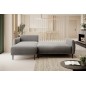 NAROŻNIK BONO Stylowa sofa z funkcją spania, Drewniane nóżki, Eleganckie podłokietniki, Głębokie siedzisko 226x164x88cm, Lewa st