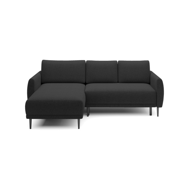 NAROŻNIK BONO Stylowa sofa z funkcją spania, Drewniane nóżki, Eleganckie podłokietniki, Głębokie siedzisko 226x164x88cm, Lewa st
