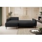 NAROŻNIK BONO Stylowa sofa z funkcją spania, Drewniane nóżki, Eleganckie podłokietniki, Głębokie siedzisko 226x164x88cm, Lewa st
