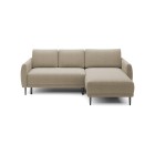 NAROŻNIK BONO Stylowa sofa z funkcją spania, Drewniane nóżki, Eleganckie podłokietniki, Głębokie siedzisko 226x164x88cm, Prawy s