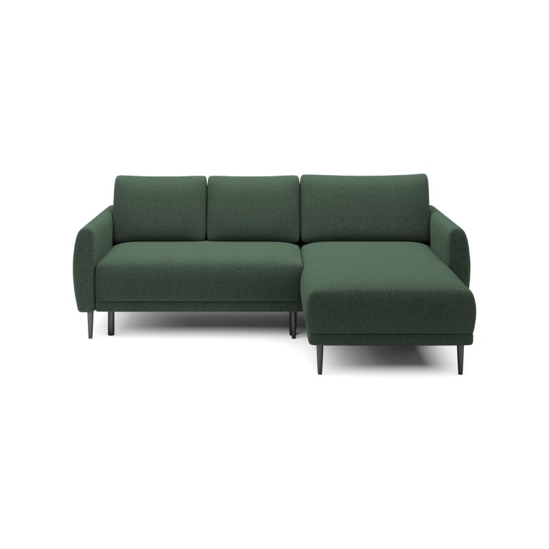 NAROŻNIK BONO Stylowa sofa z funkcją spania, Drewniane nóżki, Eleganckie podłokietniki, Głębokie siedzisko 226x164x88cm, Prawa s