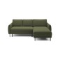 NAROŻNIK BONO Stylowa sofa z funkcją spania, Drewniane nóżki, Eleganckie podłokietniki, Głębokie siedzisko 226x164x88cm, Prawa s