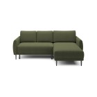 NAROŻNIK BONO Stylowa sofa z funkcją spania, Drewniane nóżki, Eleganckie podłokietniki, Głębokie siedzisko 226x164x88cm, Prawa s