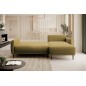 NAROŻNIK BONO Stylowa sofa z funkcją spania, Drewniane nóżki, Eleganckie podłokietniki, Głębokie siedzisko 226x164x88cm, Prawy s