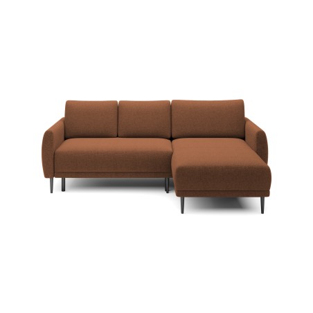 NAROŻNIK BONO Stylowa sofa z funkcją spania, Drewniane nóżki, Eleganckie podłokietniki, Głębokie siedzisko 226x164x88cm, Prawa s