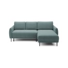 NAROŻNIK BONO Stylowa sofa z funkcją spania, Drewniane nóżki, Eleganckie podłokietniki, Głębokie siedzisko 226x164x88cm, Prawy s
