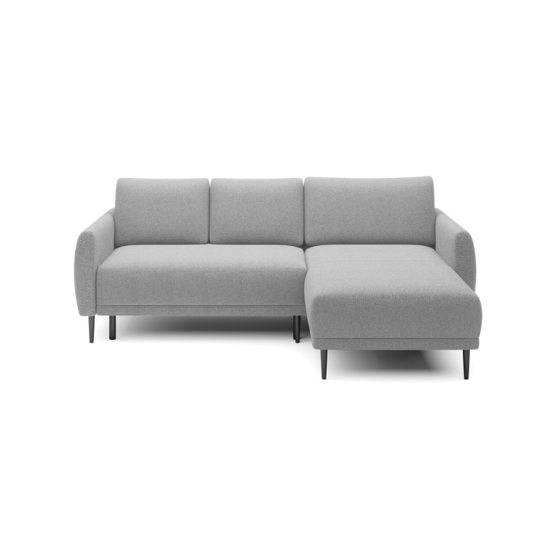 NAROŻNIK BONO Stylowa sofa z funkcją spania, Drewniane nóżki, Eleganckie podłokietniki, Głębokie siedzisko 226x164x88cm, Prawa s