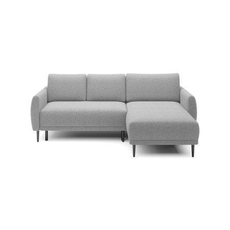 NAROŻNIK BONO Stylowa sofa z funkcją spania, Drewniane nóżki, Eleganckie podłokietniki, Głębokie siedzisko 226x164x88cm, Prawa s