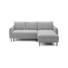 NAROŻNIK BONO Stylowa sofa z funkcją spania, Drewniane nóżki, Eleganckie podłokietniki, Głębokie siedzisko 226x164x88cm, Prawa s