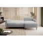 NAROŻNIK BONO Stylowa sofa z funkcją spania, Drewniane nóżki, Eleganckie podłokietniki, Głębokie siedzisko 226x164x88cm, Prawa s
