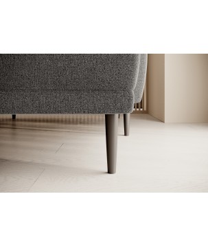 NAROŻNIK BONO Stylowa sofa z funkcją spania, Drewniane nóżki, Eleganckie podłokietniki, Głębokie siedzisko 226x164x88cm, Prawa s