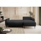 NAROŻNIK BONO Stylowa sofa z funkcją spania, Drewniane nóżki, Eleganckie podłokietniki, Głębokie siedzisko 226x164x88cm, Prawy s