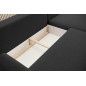 NAROŻNIK BONO Stylowa sofa z funkcją spania, Drewniane nóżki, Eleganckie podłokietniki, Głębokie siedzisko 226x164x88cm, Prawy s