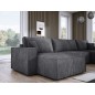 Narożnik POSO XL wolnostojący układ U z funkcją spania w tkaninie Poso 34 DomoHome