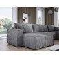 Narożnik POSO XL wolnostojący układ U z funkcją spania w tkaninie Poso 60 DomoHome