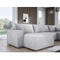 Narożnik POSO XL wolnostojący układ U z funkcją spania w tkaninie Poso 110 DomoHome