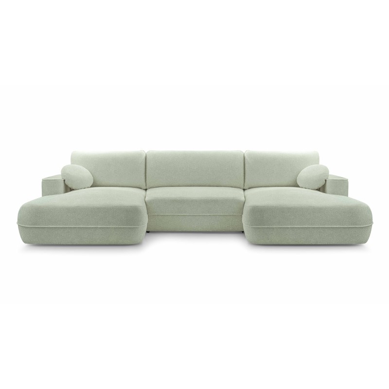 Narożnik FUEGO XL wolnostojący układ U z funkcją spania w tkaninie Bubble 13 DomoHome
