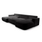 Narożnik FUEGO XL wolnostojący układ U z funkcją spania w tkaninie Bubble 17 DomoHome