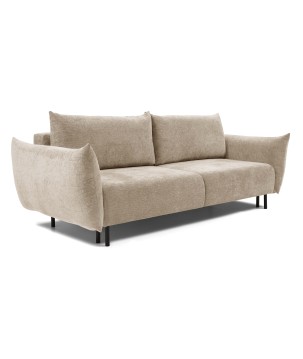 Sofa ADEL z funkcja spania i pojemnikiem BEŻOWY OVER THE HORIZON 08