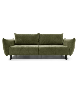 Sofa ADEL z funkcja spania i pojemnikiem OLIWKOWY OVER THE HORIZON 38