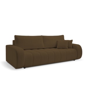 Sofa BALOO z funkcja spania i pojemnikiem BRĄZOWY LAMBI 04