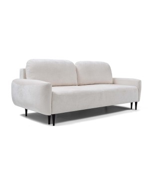 Sofa BOHO z funkcja spania i pojemnikiem BRUDNA BIEL PERFECT HARMONY 01