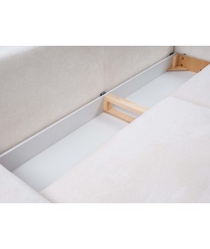 Sofa BOHO z funkcja spania i pojemnikiem BRUDNA BIEL PERFECT HARMONY 01